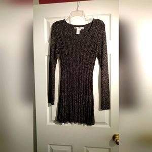 Studio M Long Sleeve Peplum Sweater